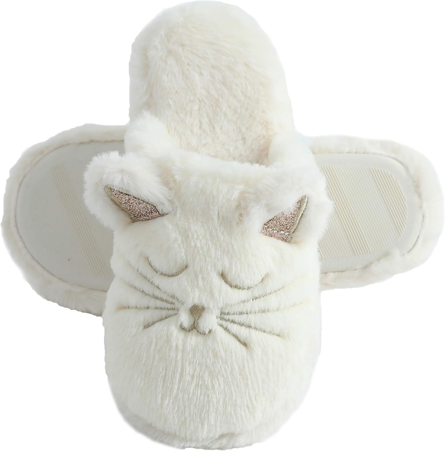 Buy Millffy Fuzzy Cat Animal Slippers Animal Raccoon NonSlip Fluffy