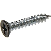 The Hillman Group 45401 9-Inch x 1-1/2-Inch Flat Phillips Wood Screw, Black, 15-Pack