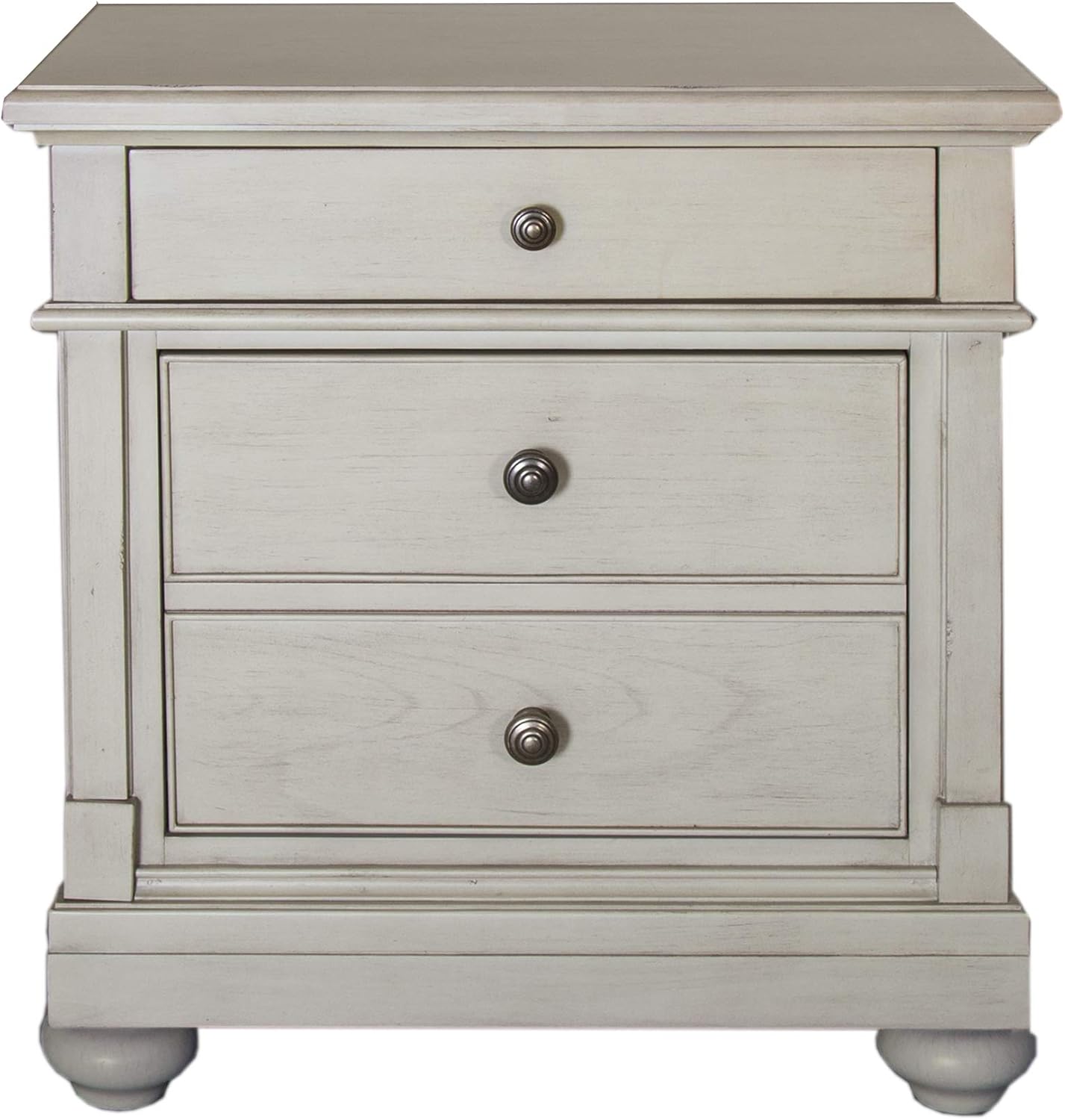 Amazon Com Liberty Furniture Industries Harbor View Iii Bedroom 2 Drawer Night Stand 28 X 18 X 30 Dove Gray Finish Furniture Decor