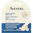 Aveeno Repairing CICA Foot Masks, Dry Skin Relief, Shea Butter, Triple Oat, Foot Care, Sensitive Skin, Fragrance Free, 2-pack