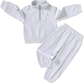 Happy Town Toddler Clothes Baby Boy Girl Outfits Zip Shirt and Long Pants Infant Fall Winter Sweatsuit