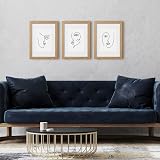Fabian Clarke London A3 Modern Oak Frame with White A4 Mount Portrait or view 7