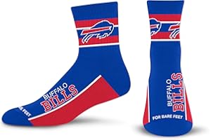 For Bare Feet NFL mens Lil' Deuce Quarter Sock