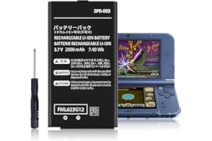 Soseieiu SPR-003 Battery,2025 New Upgraded OEM High Capacity Li-ion Battery Replacement for Nintendo 3DS XL New 3DS XL LL Game Console, Switch Game Console, with Repair Tool Kit