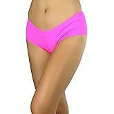 ToBeInStyle Women's Micro Mini Rave Booty Shorts Hipsters Cheeky Boyshorts