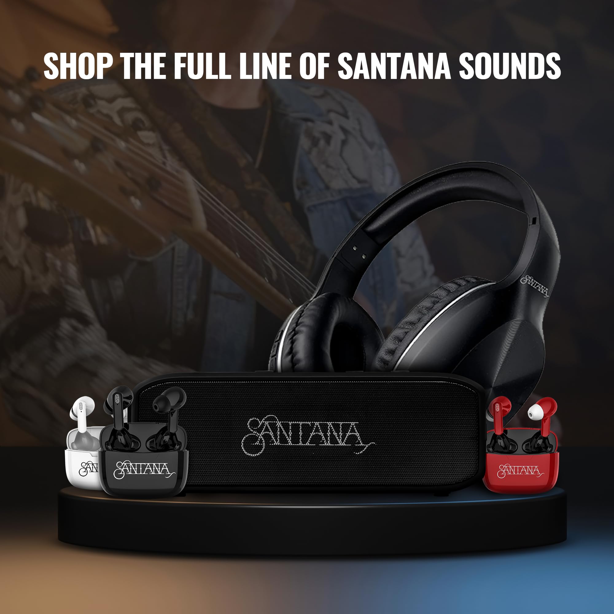Santana Samba by Carlos Santana High Power 20W Portable Bluetooth