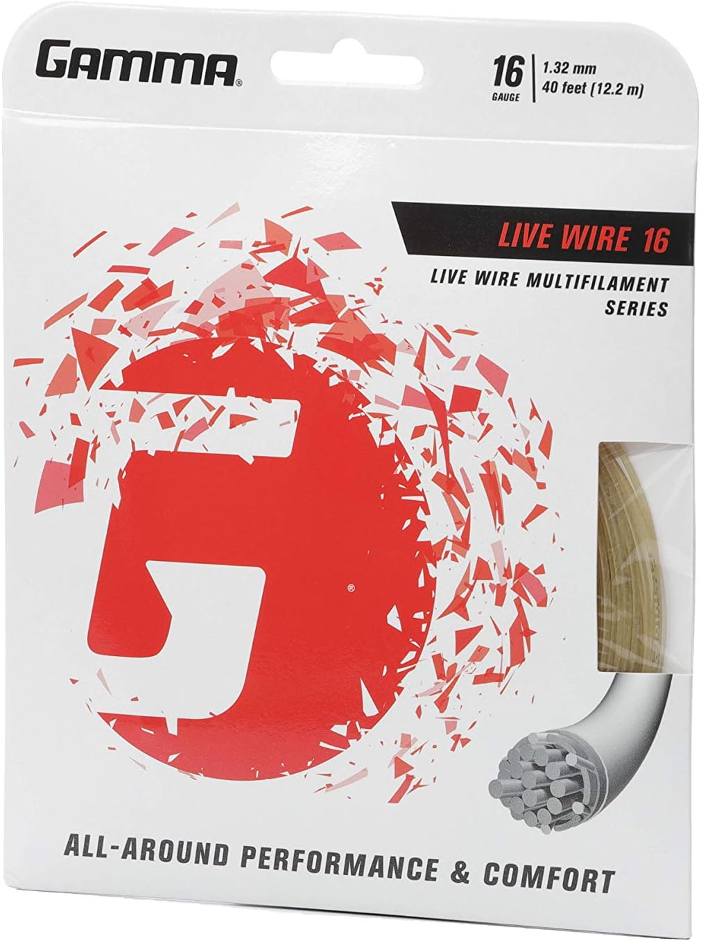 Gamma Live Wire String Set - Off-White, 1.32 mm - Image 5