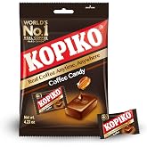 Kopiko Coffee Candy &ndash; Hard Candy from Indonesia (4.23oz) | Bold-tasty candy with real coffee extract &ndash; Satisfying boost for on-the-go energy &ndash; 4.23 oz