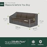 AWNIC Garden 3 Seater Sofa Cover Heavy Duty Waterproof UV 220x85x61/71cm view 2