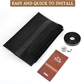 Yotache Side Opening Fly Screen 90x200 cm Magnetic Door Screen Black view 9