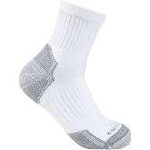 Carhartt Men's Midweight Cotton Blend Quarter Sock 3 Pack