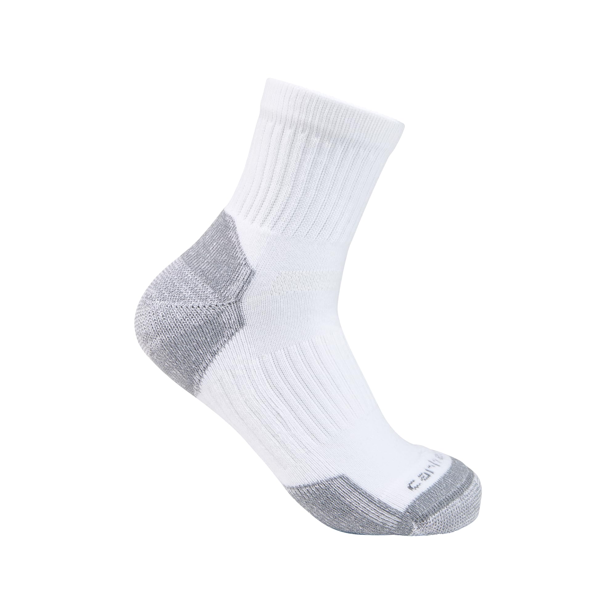 Photo 1 of Carhartt Men's SQ6103M Lightweight Cotton Blend Quarter Sock 3-Pack - Large - White