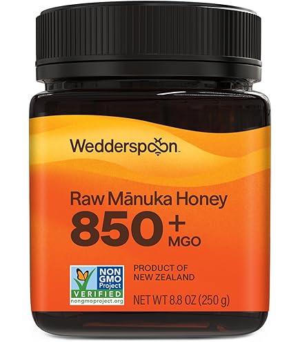 Amazon.com : Wedderspoon Raw Manuka Honey 150+ MGO, 17.6 Oz