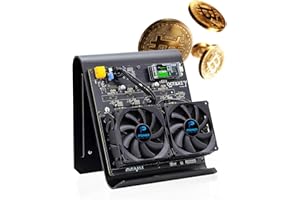 NerdOctaxe Gamma 9.6 TH/s Bitcoin ASIC Miner – Open-Source Home Miner with BM1370, Wi-Fi & USB-C, Complete Kit, Power Supply 