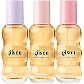 Gisou Take Me With You Spritz Set – 3 Mini Honey Infused Hair Perfumes – Hydration, Shine & Refreshing Floral Scent