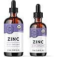 Vimergy USDA Organic Zinc (115mL) and (55mL) Bundle