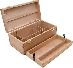 Meister - Caja de herramientas de pintura de madera : Amazon ...