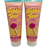 Bath & Body Works Bubblegum Pop Ultimate Hydration Body Cream 8 Ounces Pack of 2