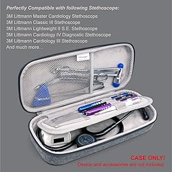 PROHAPI Hard Stethoscope Case, Large Stethoscope