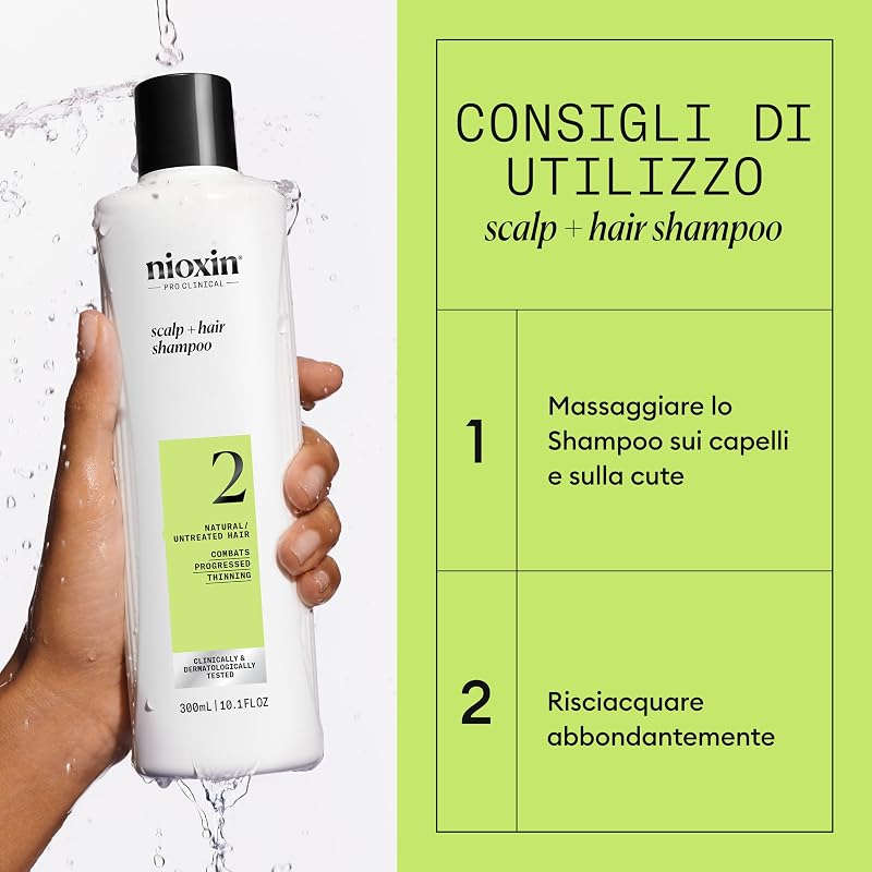 SYSTEM 2 Scalp + Hair Shampoo Fortificante (300ml)
