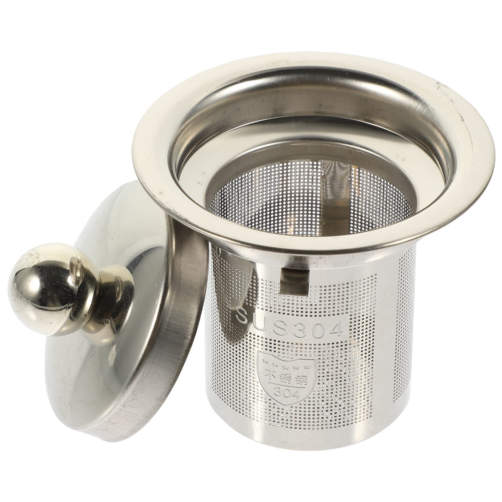 Stainless Steel Tea Strainer Insert Tea Infuser for Teapot Small with Evenly Distributed Filter for Home and Restaurant Use