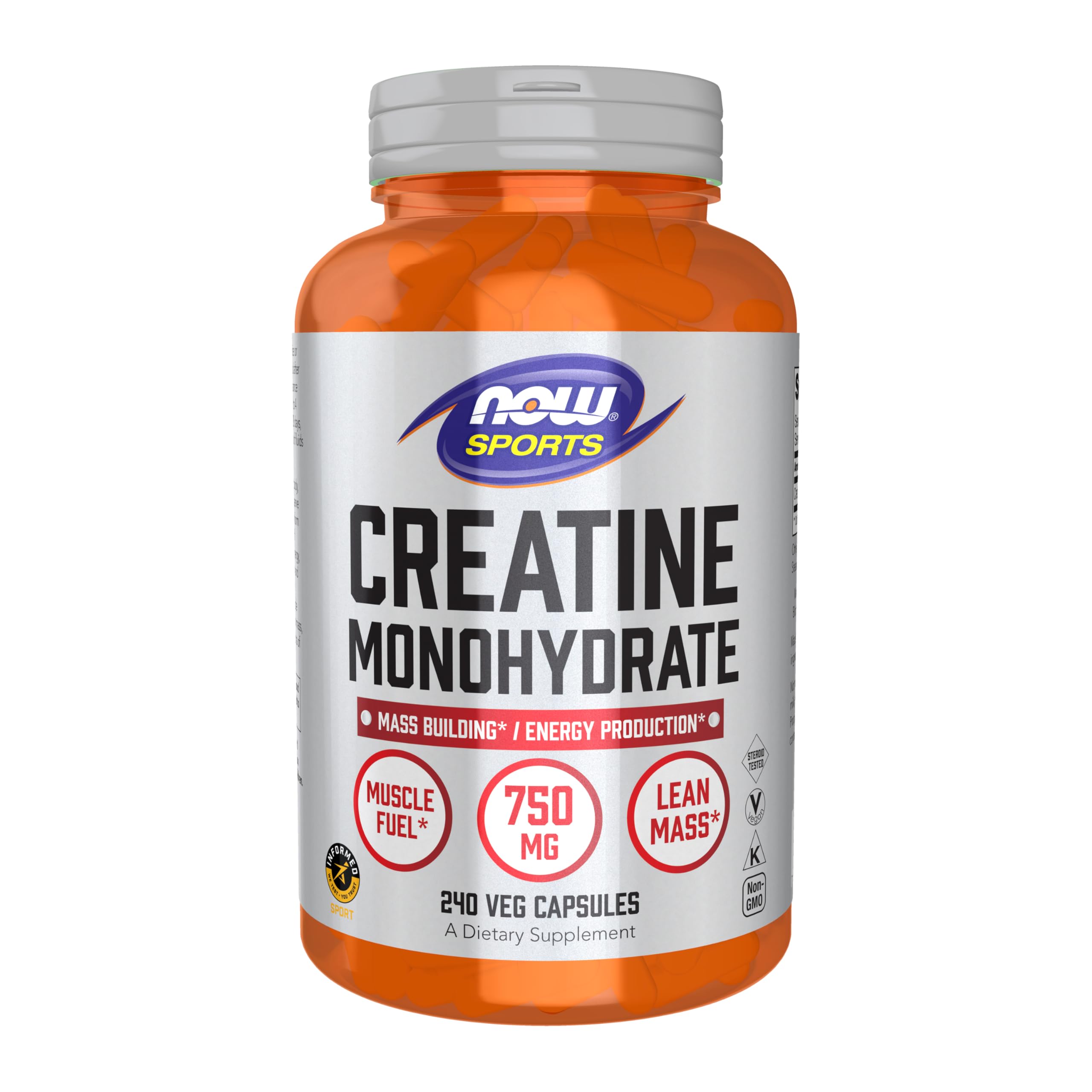 NOW Foods Sports Nutrition, Creatine Monohydrate