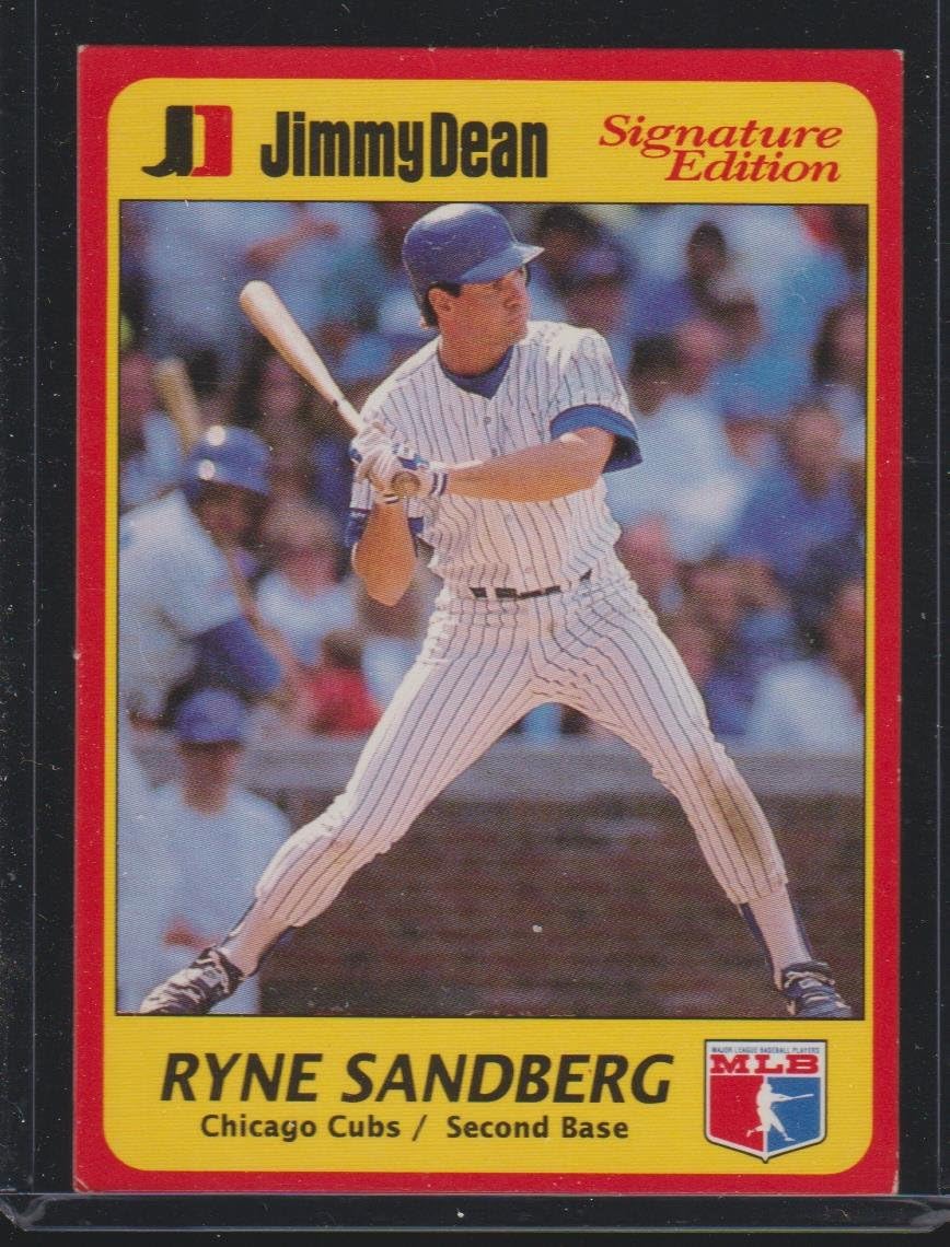 1991 Jimmy Dean Ryne Sandberg Cubs Baseball Card 6 At Amazon s Sports 