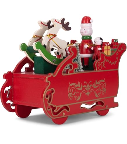 Amazon.com: Lemax Vintage Christmas Sleigh Figurine #44337 : Home