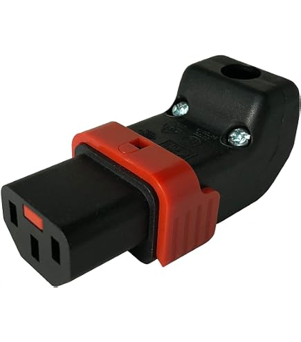 5 Paar IEC320 C14 Stecker + C13 Buchse - 3-polig, Für Netzkabel, AC 250 V / 10 A - Schwarz, Für DIY & Technik