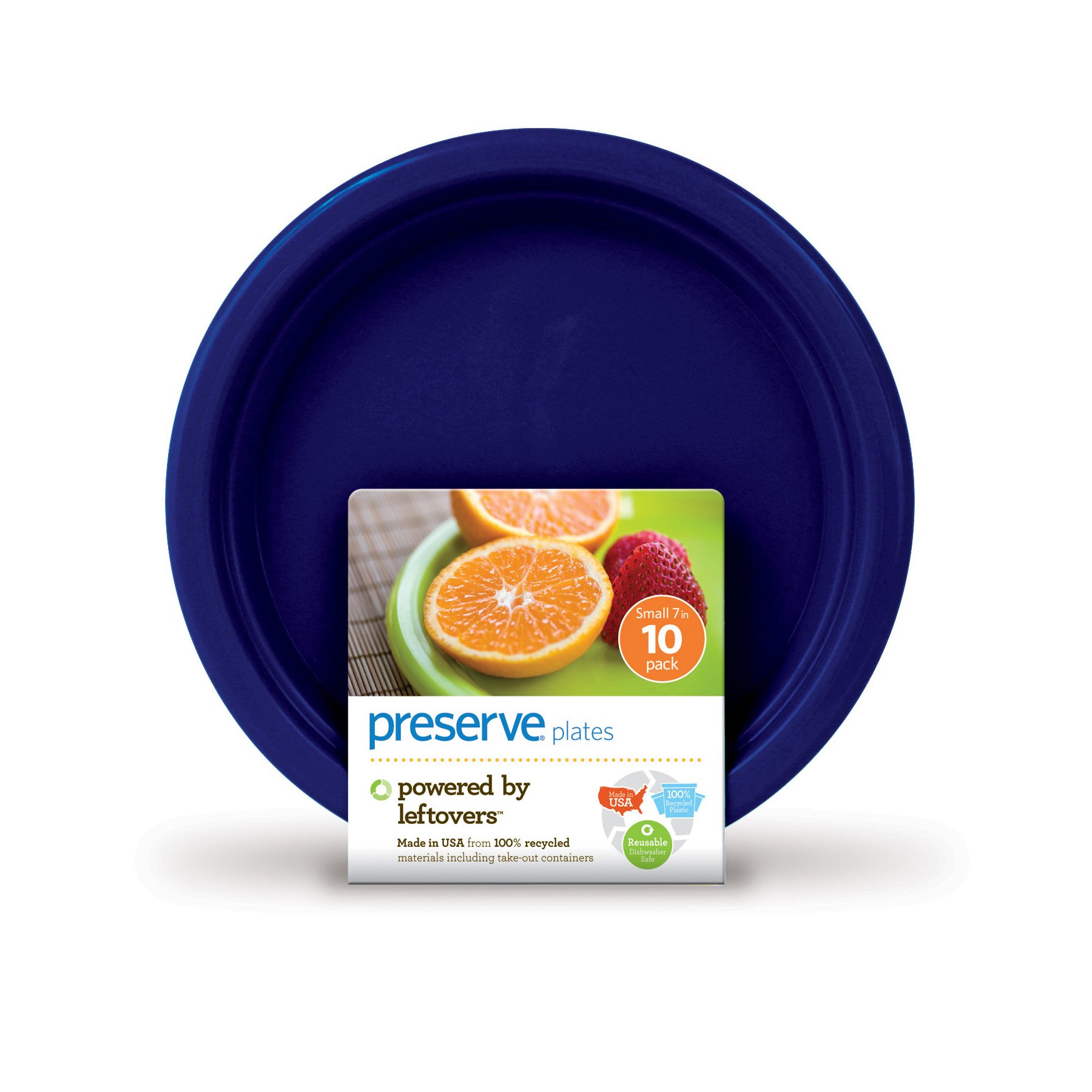 Preserve On the Go Small Plates, Set of 10, Midnight Blue — image 1