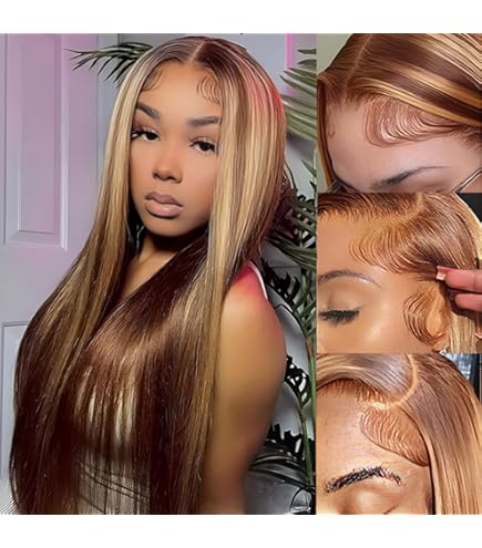 Amazon.com : Yaki Straight Highlight 1b/27 HD Transparent Lace