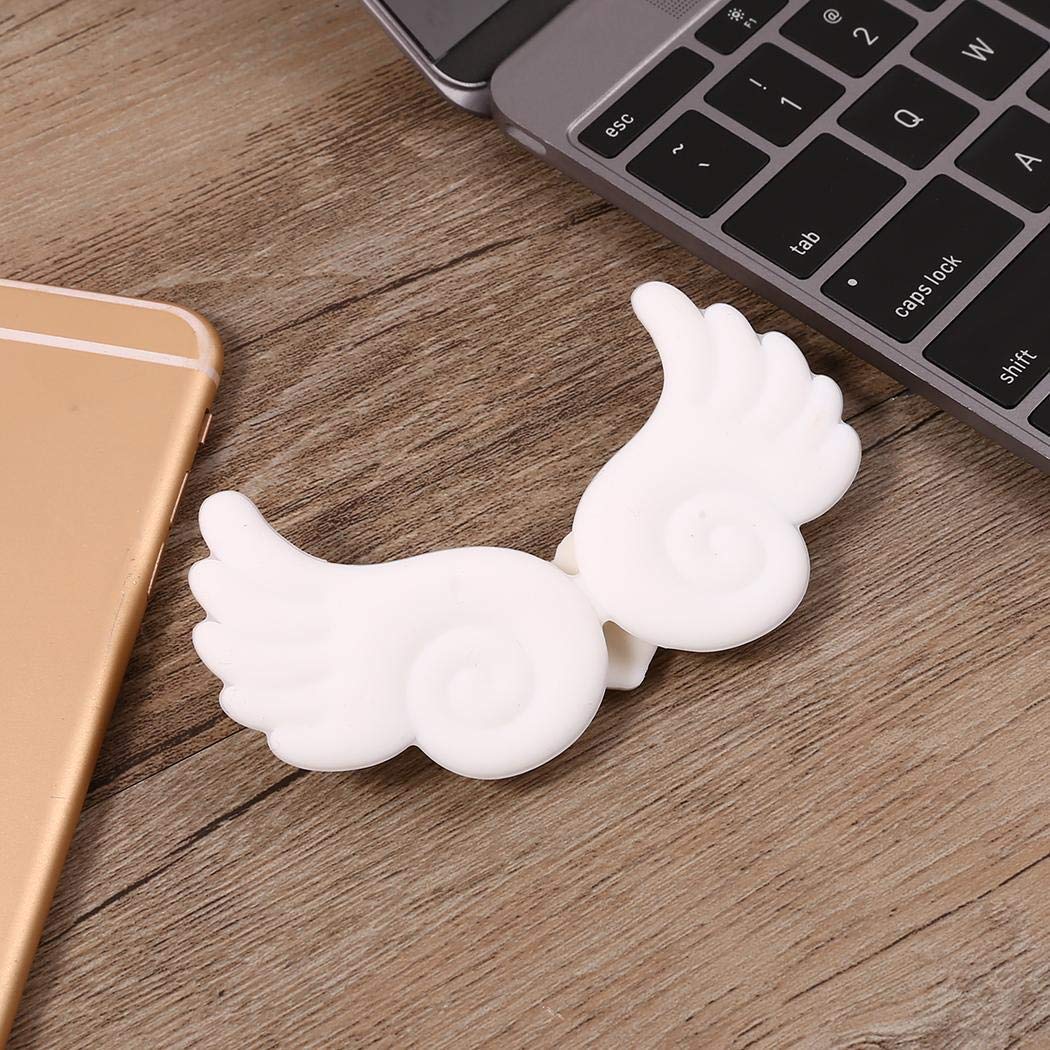 Kigin Cute Animal Shape Phone Holder Winder Cable for Phone Stands