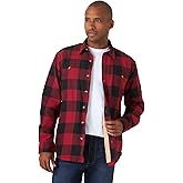 Wrangler Authentics Mens Long Sleeve Sherpa Lined Shirt Jacket