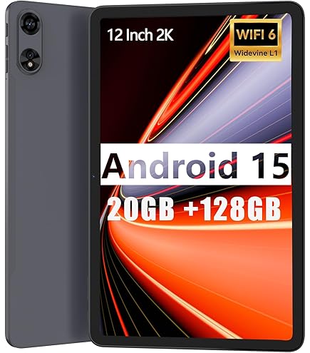 Amazon.com : Android 15 Tablet 12 inch, AI Tablet 2K Display