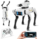 Dingdongwu Shoot Robot Dog - Interactive STEM Pet with Voice Control, 30+ Actions &amp; APP Programming, Durable Design for Kids Age 6+ (Compatible with iOS/Android)