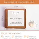 Fosse Living Pumpkin Spice Soy Wax Melts 16 Pack - Plastic Free view 5