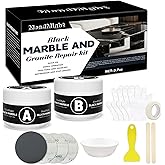 MendMight Black Quartz Countertop Repair Kit, Professional Tile, Marble and Granite Repair Kit for Edge Chips, Cracks, Scratches and Holes on Quartz, Marble, Porcelain and Other Stone Surfaces