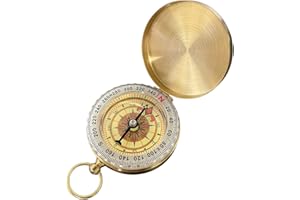 SharpSurvival Military-Grade Glow-in-The-Dark Compass – Waterproof Metal Navigation Tool for Camping, Hiking, Hunting, Survival & Orienteering – Compact & Lightweight