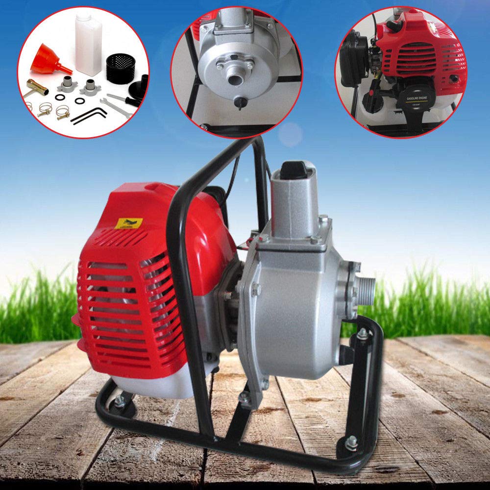 GDAE10 Gas Gasoline Water Pump, 43CC 2HP 7000rmp 2Stroke