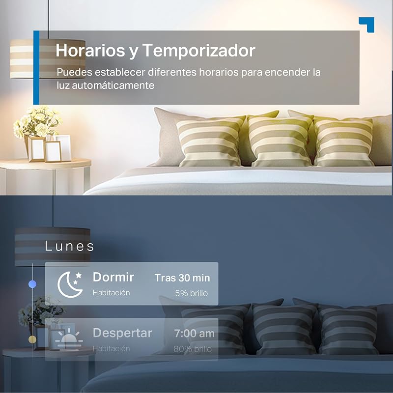 L530EA - Lâmpada Smart WiFi, 8,7 W 806 lm, poupança de energia, E27
