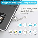 FISTAD 32GB USB Flash Drive Metal Waterproof Pen Drive Memory Stick Sliver PC view 3