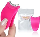 JIMIRE Eyelashes Applicator Clip Lashes Tool Beginners Easy to Apply Plum