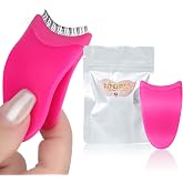 False Eyelashes Applicator Tool Lashes Clip for Beginners Easy to Apply Eyelashes Daily Use Buddy Tool Pinzas para Pesta&ntilde;as (Plum)