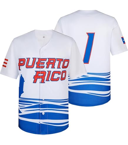 Amazon.com: Men's #21 Roberto Clemente Baseball Jersey Puerto Rico