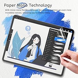 MOBDIK 2 Pack Paperfeel Screen Protector Compatible
