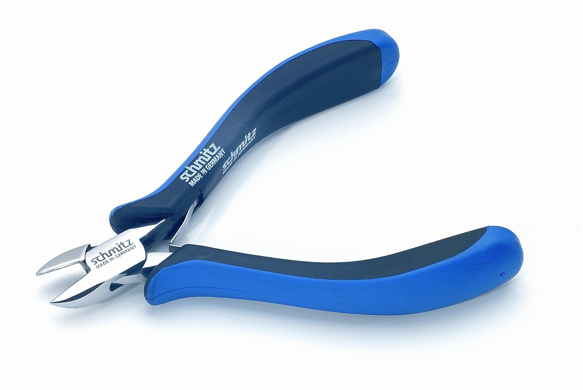 Side Cutting Pliers 5'' | schmitz 3202HS22 | Oval Head with fine Bevel | ESD - Dissipative | Hightech Tool for Professionals | Made in Germany - Solingen