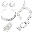 Gold Color Red Stone Women Eritrean Traditional Wedding Jewelry Sets