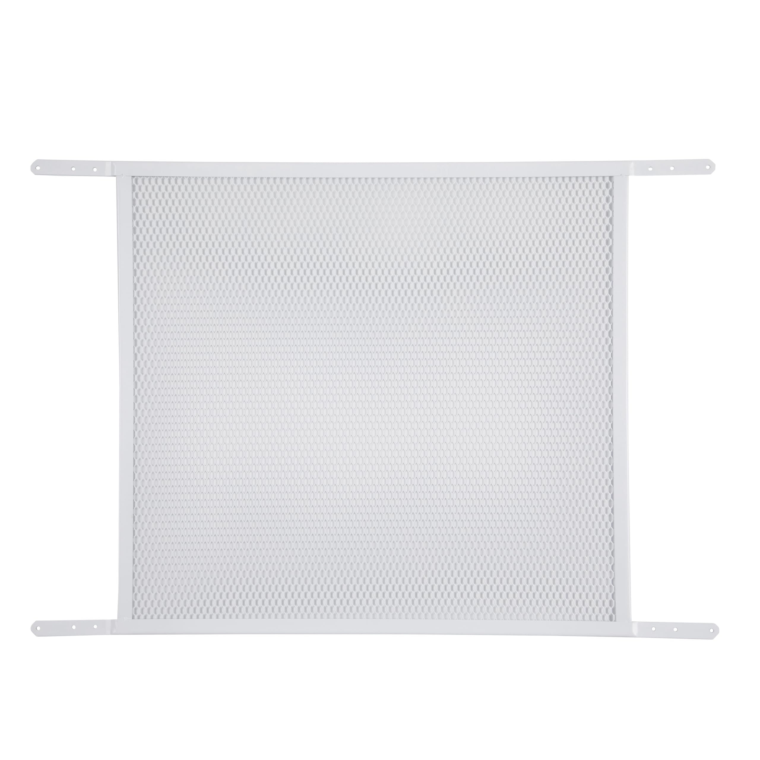 Photo 1 of M-D Building Products 14182 Door Grille, Adjustable Fit for Doors 30" to 36" Wide, Easy-to-Install, Ideal for Residential and Commercial Use (White)