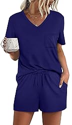 RUBZOOF Women's Short Sleeve Pajama Sets with