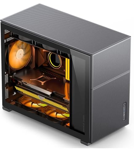 Amazon.com: Jonsplus i100 Pro Mini-ITX Gaming Case, Black